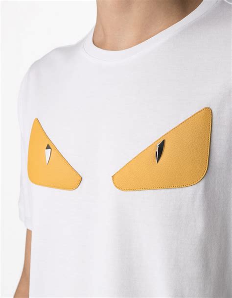 fendi shirt with eyes|fendi t shirt original.